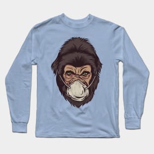 Social Distancing Gorilla Zoo Club Long Sleeve T-Shirt